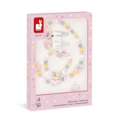 Set de bijoux LICORNE Boutique de jouets pour enfant Revendeur officiel JANOD livraison sur toute l'ile saint pierre Ste marie st Denis ile de la réunion 974