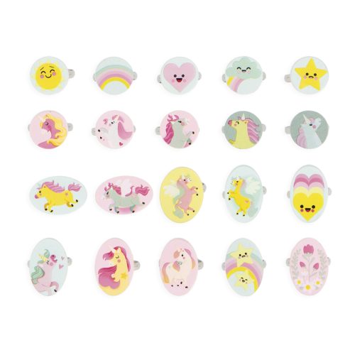 Set de 20 Bagues LICORNE Boutique de jouets pour enfant Revendeur officiel JANOD livraison sur toute l'ile saint pierre Ste marie st Denis ile de la réunion 974