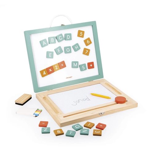 Tableau magic 4 en 1 jeu éducatif magnétique revendeur officiel JANOD magasin de jouets en bois à st pierre 97410 livraison LA REUNION 974 duparc 97438