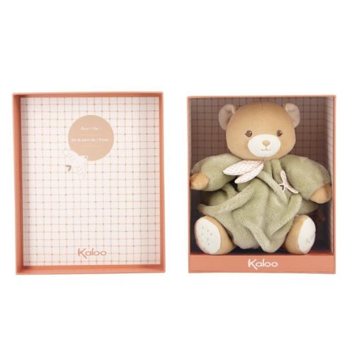 Peluche ours patapouf vert de la marque KALOO magasin de jouets et puériculture à st pierre 97410 livraison la réunion 974 centre commercial DUPARC ste marie