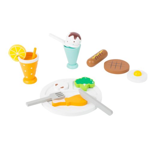 Mon repas PAUSE DU MIDI jouet d'imitation aliments en bois boutique de jouets ile de la reunion 974