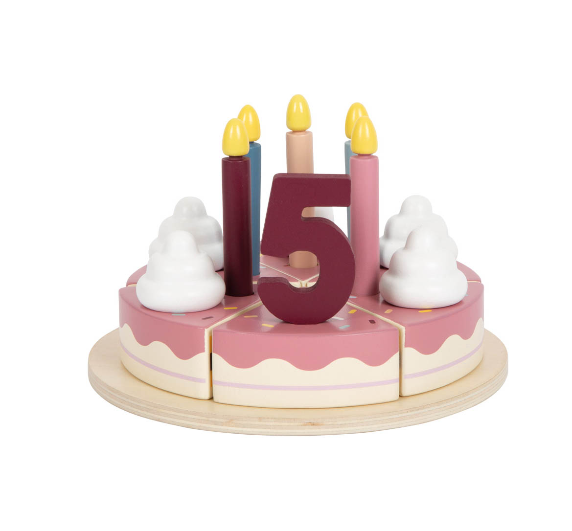 Gâteau d'anniversaire à découper TASTY en bois boutique de jouet pour enfant ile de la reunion 974 st pierre st denis