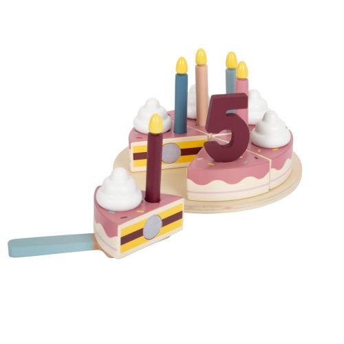 Gâteau d'anniversaire à découper TASTY en bois boutique de jouet pour enfant ile de la reunion 974 st pierre st denis