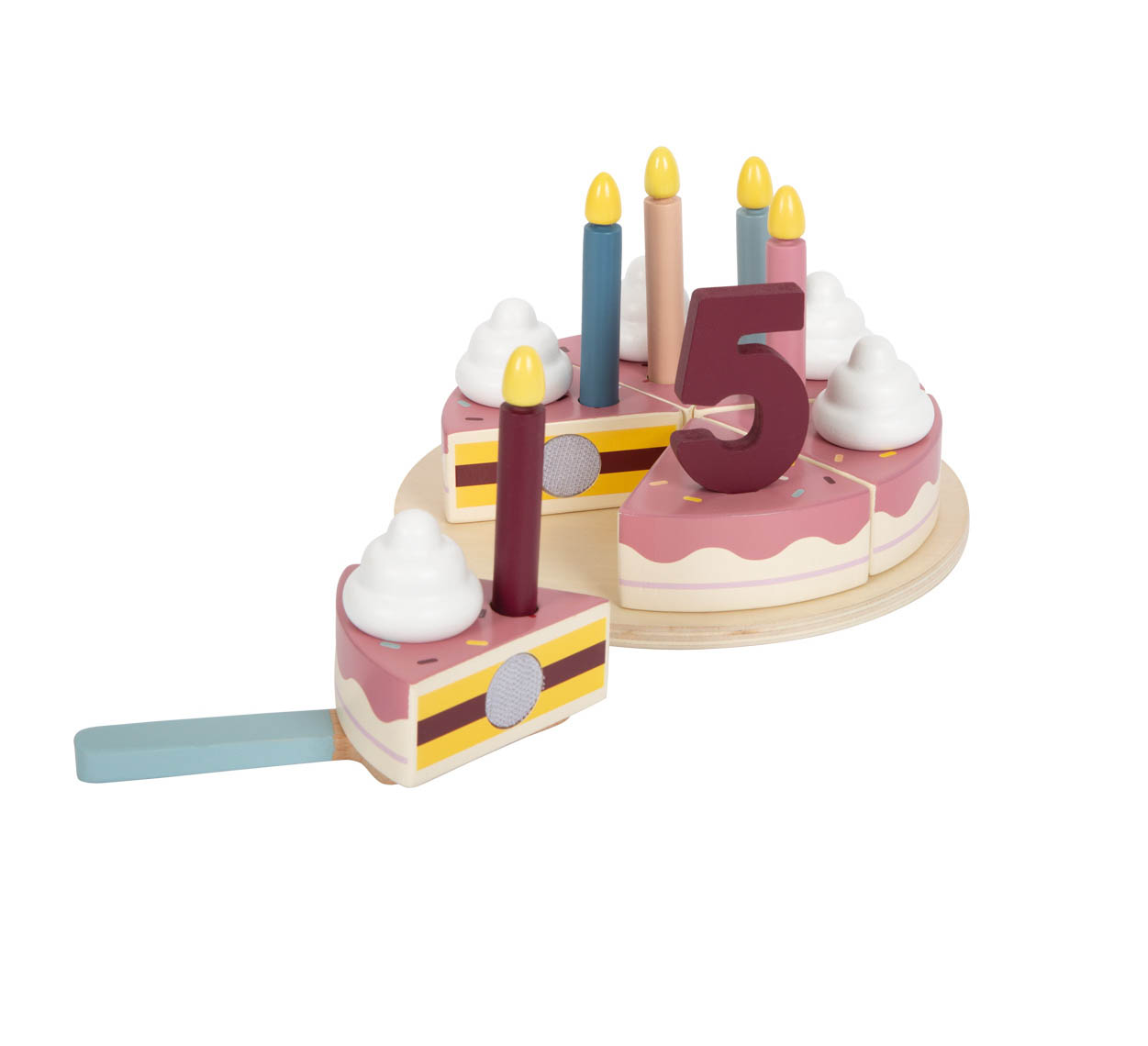 Gâteau d'anniversaire à découper TASTY en bois boutique de jouet pour enfant ile de la reunion 974 st pierre st denis