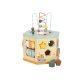 Cube d'activité en bois, jeu de motricité fine 7 faces SAFARI jouet bébé et enfant ile de la reunion jouets en bois boutique concept store 974