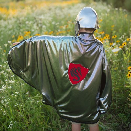 Cape réversible Chevalier/Dragon avec masque Revendeur officiel GREAT PRETENDERS déguisement pour enfant de qualité boutique de jouets ile de la reunion livraison 974