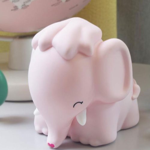 Eléphant Veilleuse en Silicone souple rechargeable pour enfant sans danger boutique de déco pour enfant ile de la reunion 974