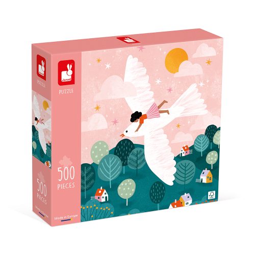 Puzzle 500 pièces LA COLOMBE Boutique de jouets pour enfant Revendeur officiel JANOD livraison sur toute l'ile saint pierre Ste marie st Denis ile de la réunion 974