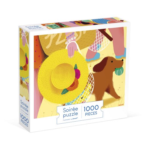 Puzzle 1000 pièces SORTIE A LA PLAGE Boutique de jouets pour enfant Revendeur officiel JANOD livraison sur toute l'ile saint pierre Ste marie st Denis ile de la réunion 974
