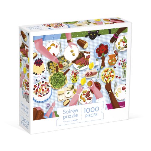 Puzzle 1000 pièces REPAS DE FAMILLE Boutique de jouets pour enfant Revendeur officiel JANOD livraison sur toute l'ile saint pierre Ste marie st Denis ile de la réunion 974
