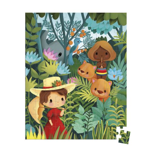 Puzzle 100 pièces Inspiré de Rousseau Boutique de jouets pour enfant Revendeur officiel JANOD livraison sur toute l'ile saint pierre Ste marie st Denis ile de la réunion 974