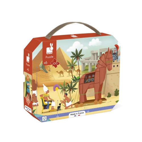 Puzzle 100 pièces MYTHOLOGIE ET ANTIQUITÉ Boutique de jouets pour enfant Revendeur officiel JANOD livraison sur toute l'ile saint pierre Ste marie st Denis ile de la réunion 974