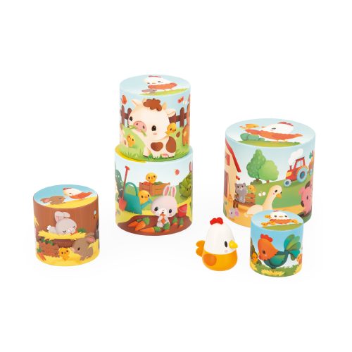 Ma Première Pyramide Poule Boutique de jouets pour enfant Revendeur officiel JANOD livraison sur toute l'ile saint pierre Ste marie st Denis ile de la réunion 974