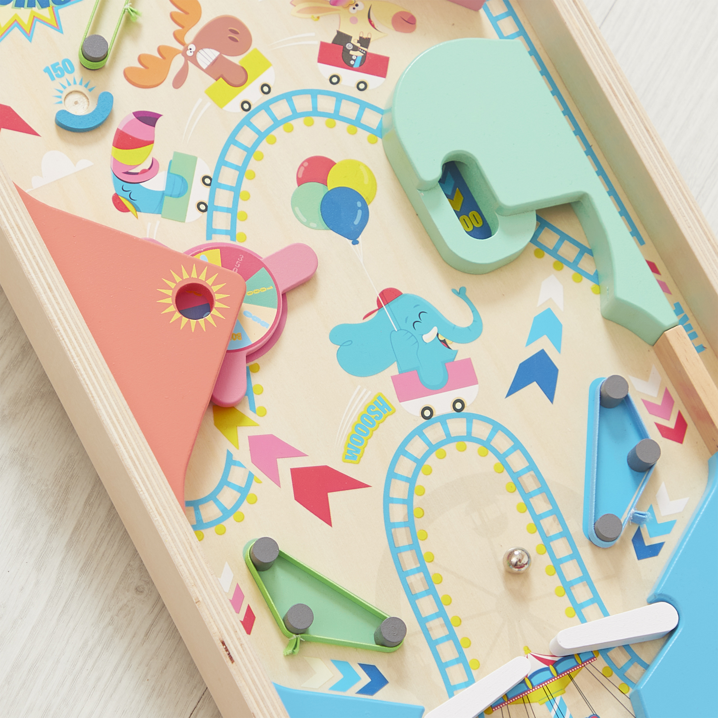 J03368_R01_61 Flipper en bois Fête Foraine APPLEPOP Boutique de jouets pour enfant Revendeur officiel JANOD livraison sur toute l'ile saint pierre Ste marie st Denis ile de la réunion 974