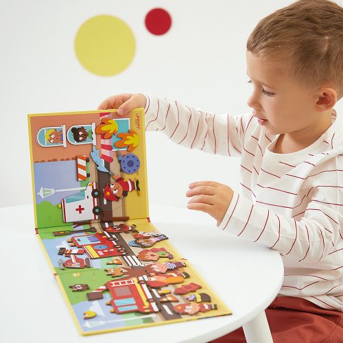 Magnéti'stories LES POMPIERS Boutique de jouets pour enfant Revendeur officiel JANOD livraison sur toute l'ile saint pierre Ste marie st Denis ile de la réunion 974