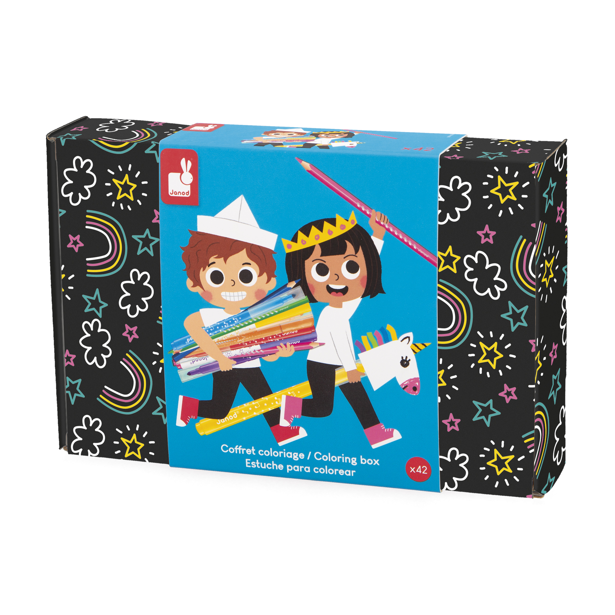 J07419_R01_90 Coffret de Coloriage Boutique de jouets pour enfant Revendeur officiel JANOD livraison sur toute l'ile saint pierre Ste marie st Denis ile de la réunion 974