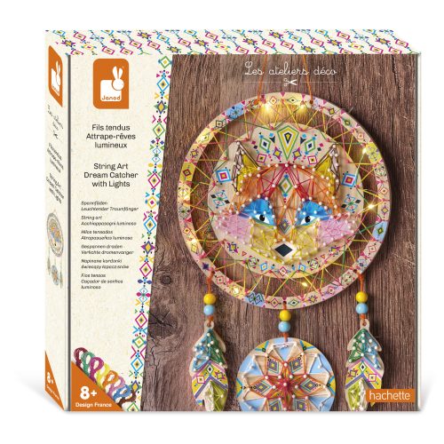 Kit Créatif Fils Tendus Attrape-Rêves Lumineux RENARD Boutique de jouets pour enfant Revendeur officiel JANOD livraison sur toute l'ile saint pierre Ste marie st Denis ile de la réunion 974