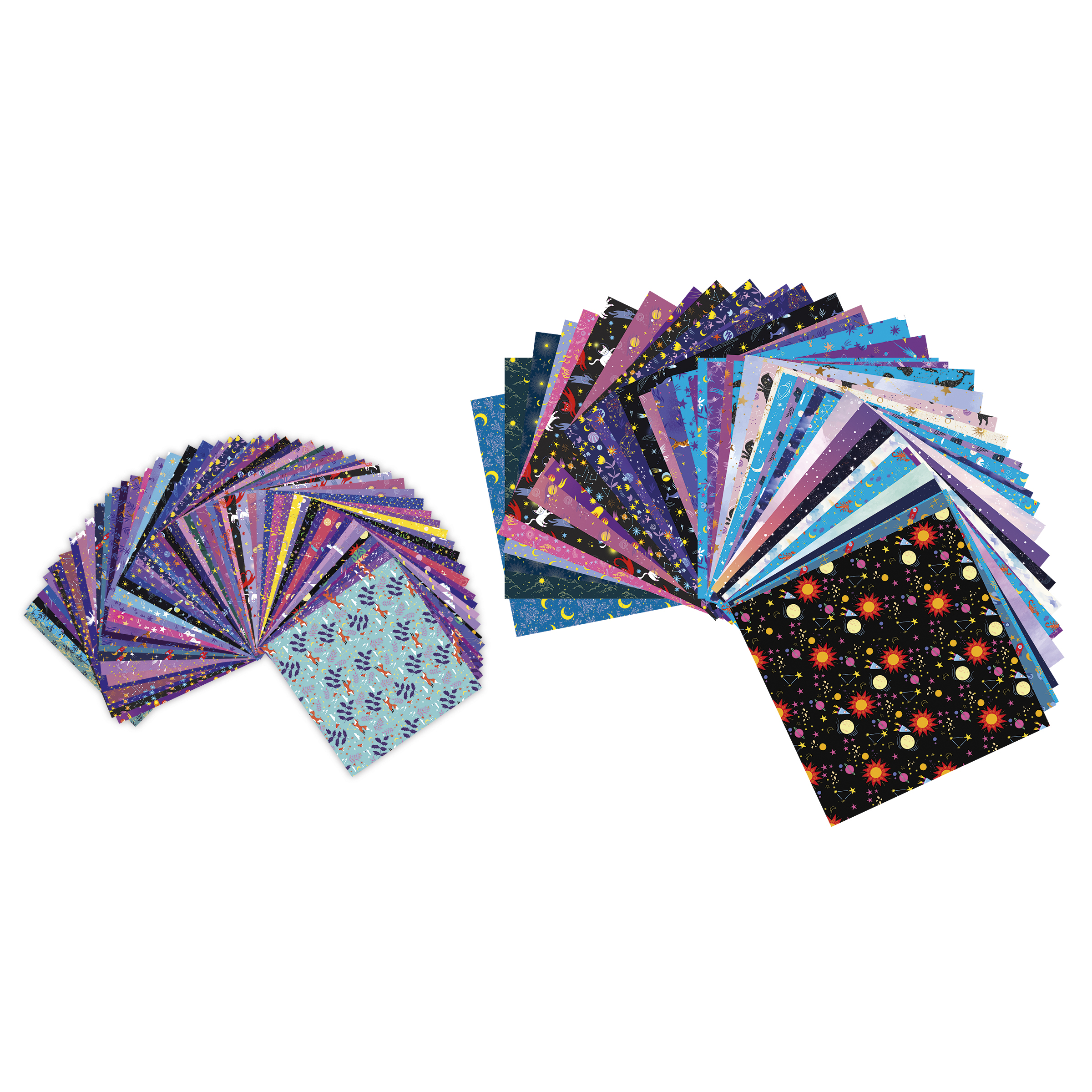 Origamis_Constellations_INT_FOIL_140x140mm.indd Kit créatif 200 Origamis CONSTELLATIONS Boutique de jouets pour enfant Revendeur officiel JANOD livraison sur toute l'ile saint pierre Ste marie st Denis ile de la réunion 974