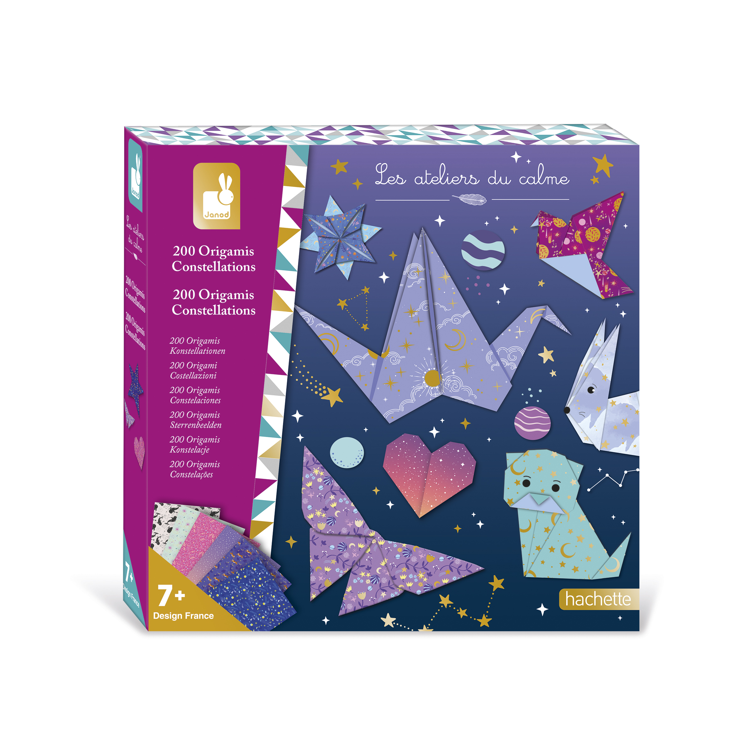 Origamis_Constellation_BOX.indd Kit créatif 200 Origamis CONSTELLATIONS Boutique de jouets pour enfant Revendeur officiel JANOD livraison sur toute l'ile saint pierre Ste marie st Denis ile de la réunion 974