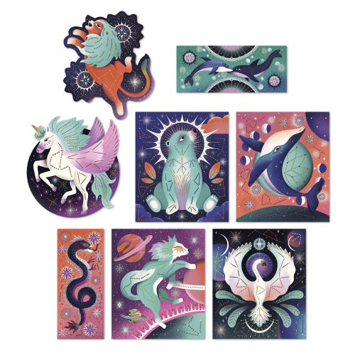 Kit Créatif Pointillisme Peinture 3D ANIMAUX COSMIQUES Boutique de jouets pour enfant Revendeur officiel JANOD livraison sur toute l'ile saint pierre Ste marie st Denis ile de la réunion 974