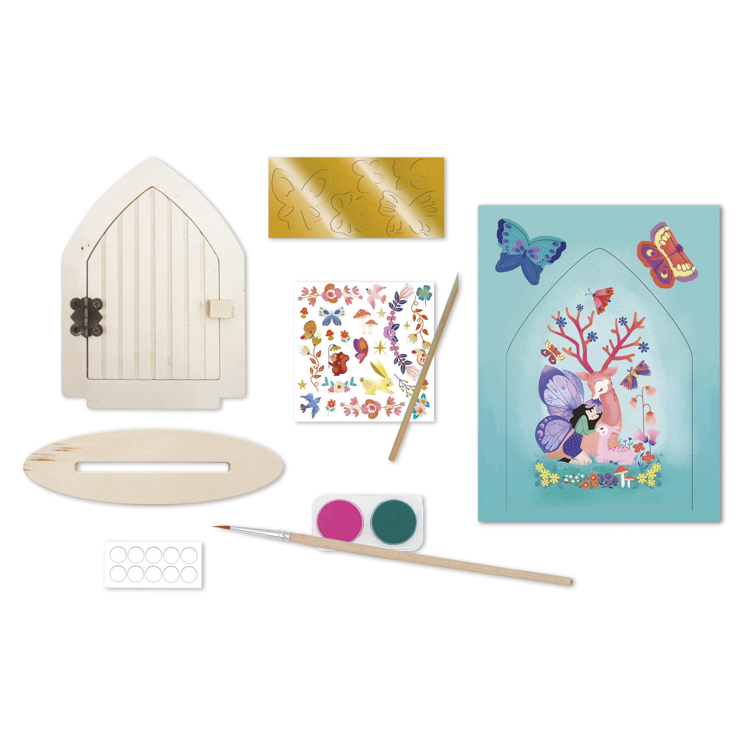 J09169_R01_3 Porte de Fée à Décorer MAGIC FAIRIES loisir créatif enfant Boutique de jouets pour enfant Revendeur officiel JANOD livraison sur toute l'ile saint pierre Ste marie st Denis ile de la réunion 974