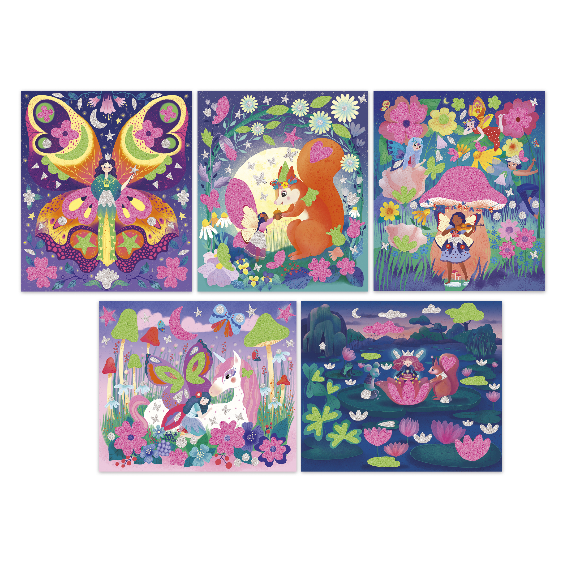 J09174_R01 Stickers et Sable Phospho MAGIC FAIRIES Boutique de jouets pour enfant Revendeur officiel JANOD livraison sur toute l'ile saint pierre Ste marie st Denis ile de la réunion 974