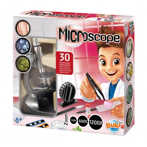 microscope 30 expériences revendeur officiel BUKI ile de la reunion boutique de jouets enfant st pierre st denis 974