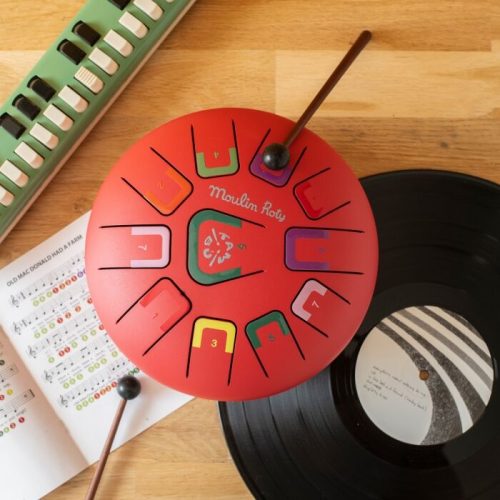 Tambour à languettes revendeur officiel MOULIN ROTY boutique pour enfant déco et jouets 974 ile de la reunion