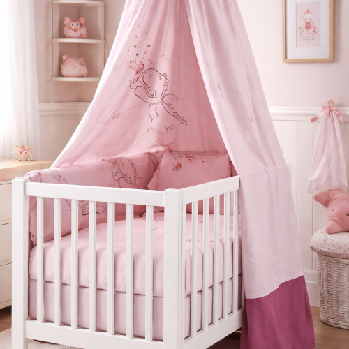 Ciel de lit Mia et victoria NOUKIES déco chambre bébé st pierre 97410 livraison LA REUNION 974