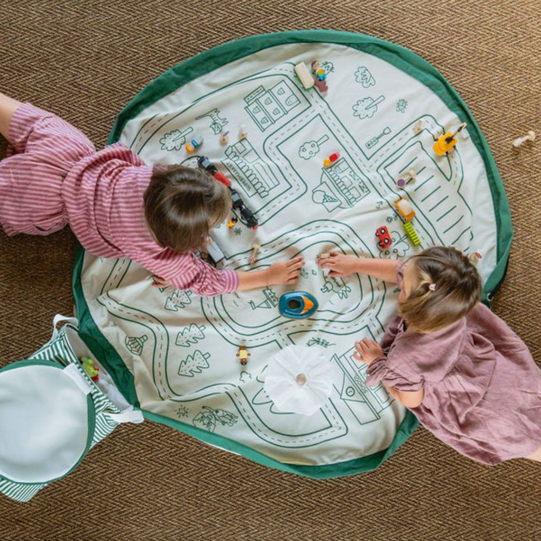 tapis et panier de rangement à jouets boutique pour enfant ile de la reunion 974