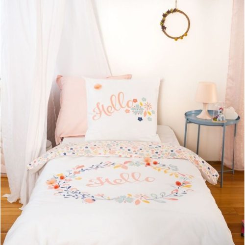 parure de lit enfant hello parure fille déco chambre enfant magasin déco à st pierre 97410 livraison LA REUNION 974