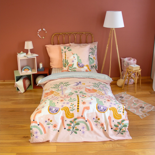 parure de lit enfant la gardienne des licornes déco chambre enfant magasin déco à st pierre 97410 livraison LA REUNION 974