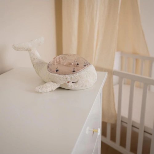 Veilleuse peluche avec sons TRANQUIL WHALE BLANC rechargeable cloud b projection mer aquatique idée cadeau naissance magasin de mobiliers et décos chambre d'enfant à st pierre 97410 livraison 974 la réunion