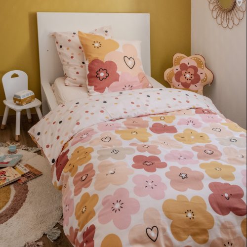 Parure de lit 140x200 FLOWERS boutique tendance de décoration pour chambre d'enfant et ado ile de la reunion France métropolitaine 974