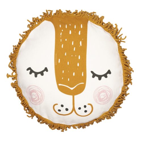 Coussin déhoussable LION boutique tendance de décoration pour chambre d'enfant et ado ile de la reunion France métropolitaine 974