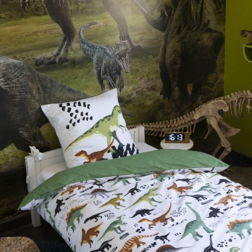 Parure de lit 140x200 DINOSAURES boutique tendance de décoration pour chambre d'enfant et ado ile de la reunion France métropolitaine 974
