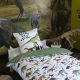 Parure de lit 140x200 DINOSAURES boutique tendance de décoration pour chambre d'enfant et ado ile de la reunion France métropolitaine 974