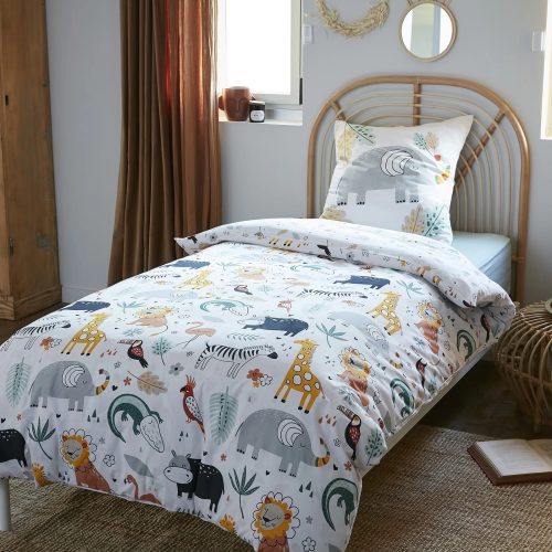Parure de lit 140x200 ANIMAUX DE LA SAVANE boutique tendance de décoration pour chambre d'enfant et ado ile de la reunion France métropolitaine 974
