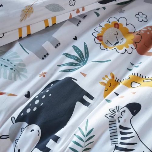 Parure de lit 140x200 ANIMAUX DE LA SAVANE boutique tendance de décoration pour chambre d'enfant et ado ile de la reunion France métropolitaine 974
