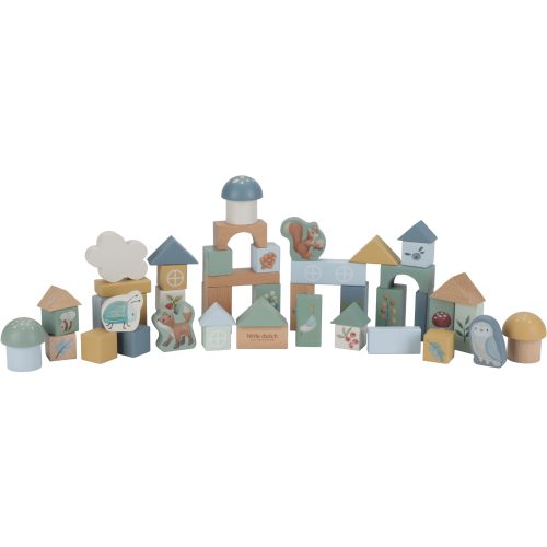 Blocs de construction en bois FOREST FRIENDS LITTLE DUTCH Boutique de jouets pour enfant Revendeur officiel LITTLE DUTCH livraison sur toute l'ile LA REUNION 974 saint pierre Ste marie st Denis ile de la réunion 974 livraison France métropolitaine