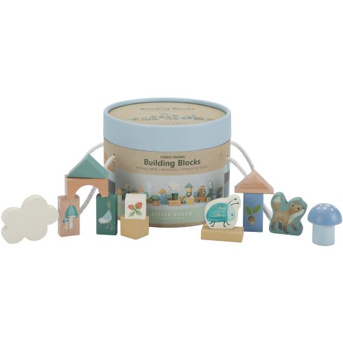Blocs de construction en bois FOREST FRIENDS LITTLE DUTCH Boutique de jouets pour enfant Revendeur officiel LITTLE DUTCH livraison sur toute l'ile LA REUNION 974 saint pierre Ste marie st Denis ile de la réunion 974 livraison France métropolitaine