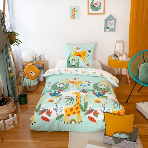 parure de lit enfant Jungle déco chambre enfant magasin déco à st pierre 97410 livraison LA REUNION 974 DUPARC 97438