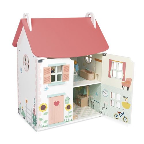 Maison de poupée enchantée en bois revendeur officiel JANOD magasin de jouets en bois à st pierre 97410 ste marie duparc 97438 livraison LA REUNION 974 et France métropolitaine