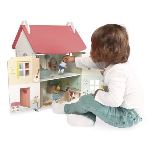 Maison de poupée enchantée en bois revendeur officiel JANOD magasin de jouets en bois à st pierre 97410 ste marie duparc 97438 livraison LA REUNION 974 et France métropolitaine