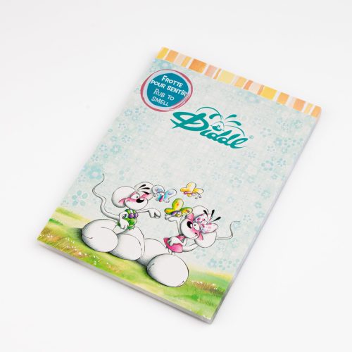Bloc parfumé A5 Diddl (Couleur aléatoire) boutique jouet papeterie souvenir DIDDL 974 ile de la reunion