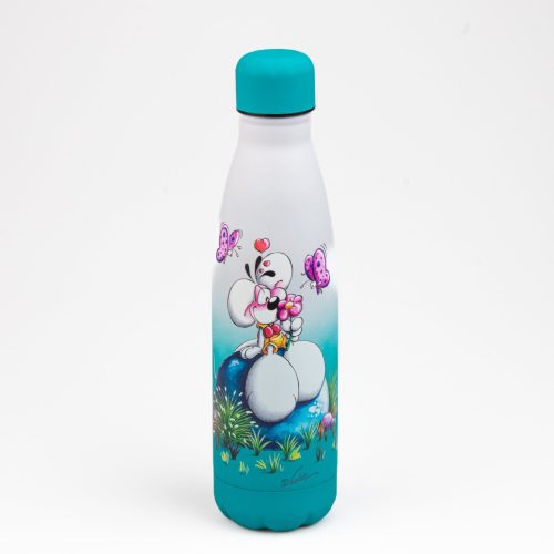 Gourde en acier inoxydable Diddl boutique jouet papeterie souvenir DIDDL 974 ile de la reunion