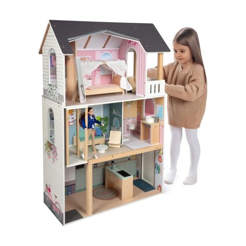 Maison de poupées Villa de rêve XL magasin de jouets en bois à St Pierre 97410 livraison LA REUNION 974 centre commercial duparc ste marie