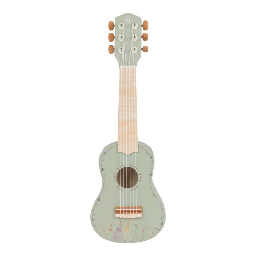 Guitare en bois verte SAFARI FRIENDS instrument de musique enfant revendeur little dutch ile de la reunion livraison LA REUNION magasin à st pierre 97410 et ste marie duparc 97438