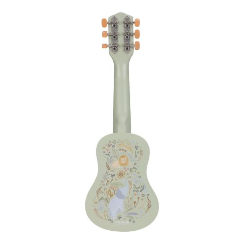 Guitare en bois verte SAFARI FRIENDS instrument de musique enfant revendeur little dutch ile de la reunion livraison LA REUNION magasin à st pierre 97410 et ste marie duparc 97438