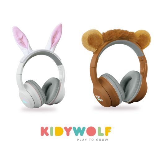 Casque bluetooth enfant animaux kidyears revendeur officiel kidywolf magasin d jouets à st pierre 97410 centre commercial duparc 974 livraison la Réunion et France métropolitaine